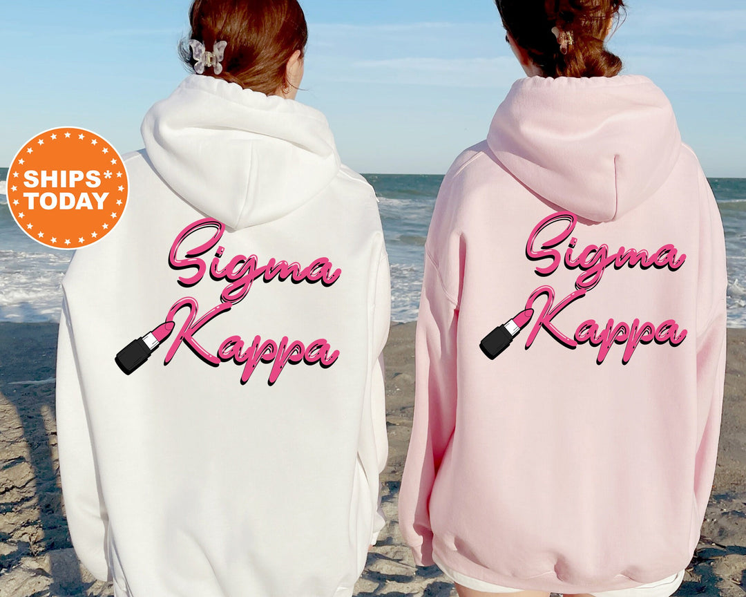 Sigma Kappa Glamour Sorority Sweatshirt | Sigma Kappa Sorority Apparel | Big Little Sorority Reveal | College Greek Sweatshirt _ 13051g