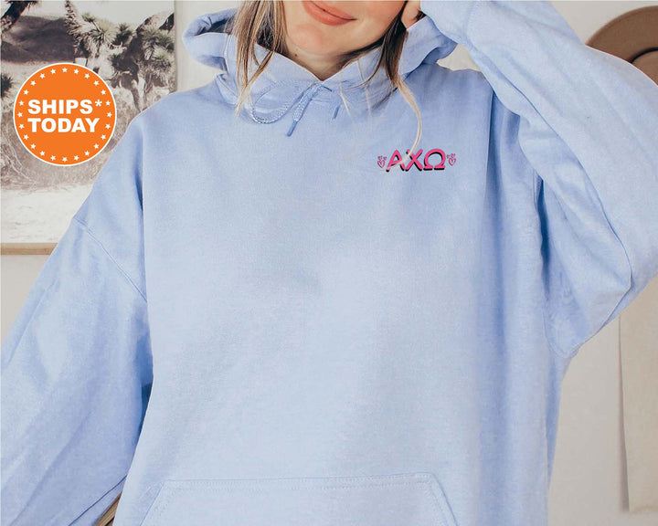 Alpha Chi Omega Glamour Sorority Sweatshirt | Alpha Chi Sorority Apparel | Big Little Sorority Reveal | College Greek Sweatshirt _ 13029g