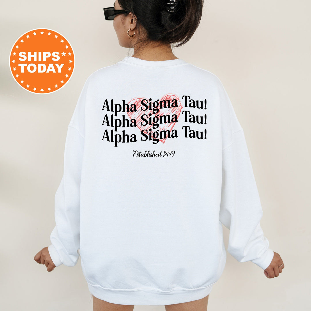Alpha Sigma Tau Balloon Bliss Sorority Sweatshirt | Alpha Sigma Tau Hoodie | Sorority Gift | Big Little Reveal | Sorority Apparel