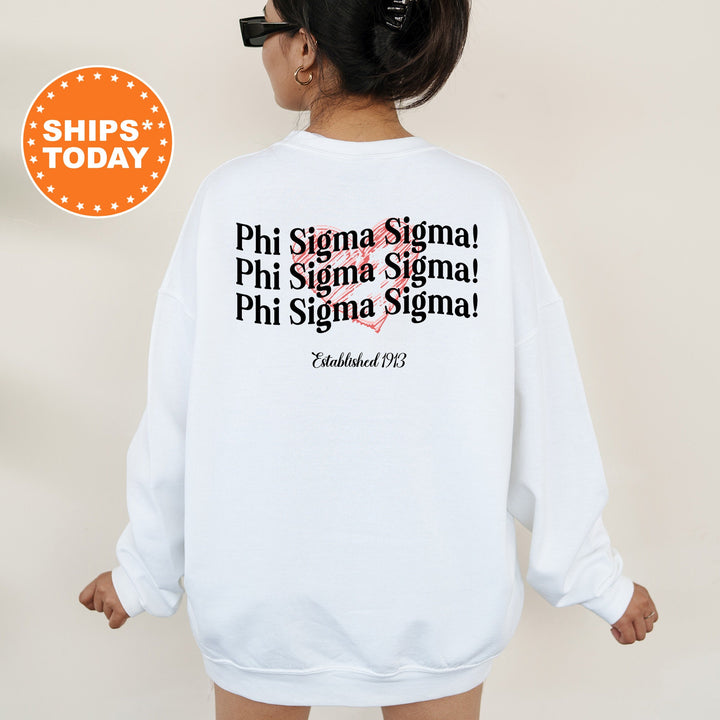 Phi Sigma Sigma Balloon Bliss Sorority Sweatshirt | Phi Sig Sorority Hoodie | Big Little Sorority Gift | Phi Sigma Sigma Sweatshirt