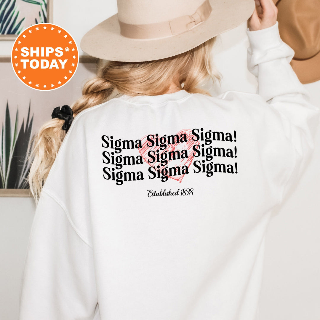 Sigma Sigma Sigma Balloon Bliss Sorority Sweatshirt | Tri Sigma Sweatshirt | Sorority Hoodie | Greek Apparel | Big Little Sorority