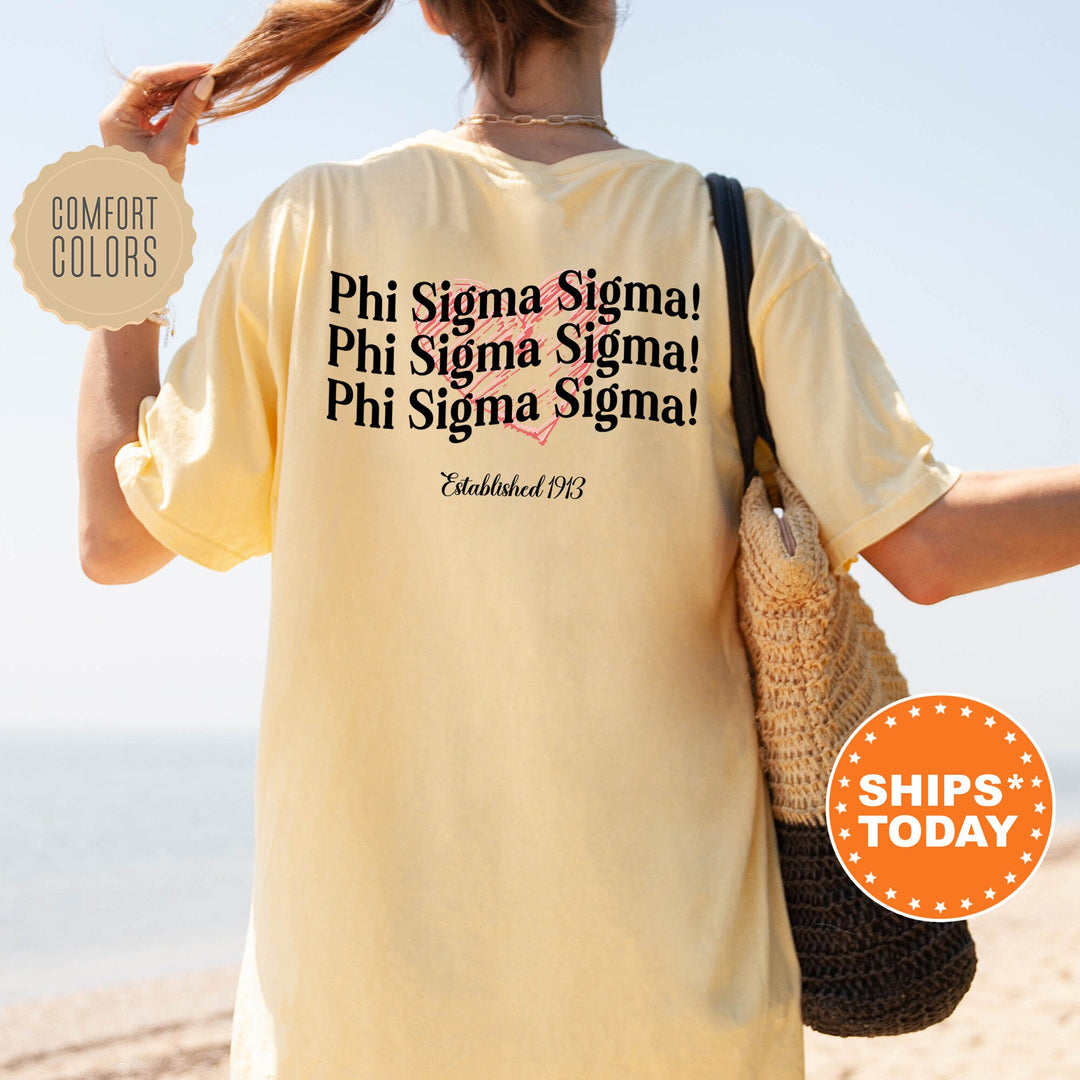Phi Sigma Sigma Balloon Bliss Sorority T-Shirt | Sorority Gifts | Big Little Shirt | Phi Sig Comfort Colors Shirt _ 13703g