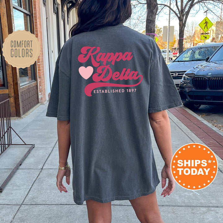 Kappa Delta Heart Haven Sorority T-Shirt | Sorority Apparel | Big Little Reveal Gift | Kay Dee Comfort Colors Shirt | Sorority Gift _ 13544g