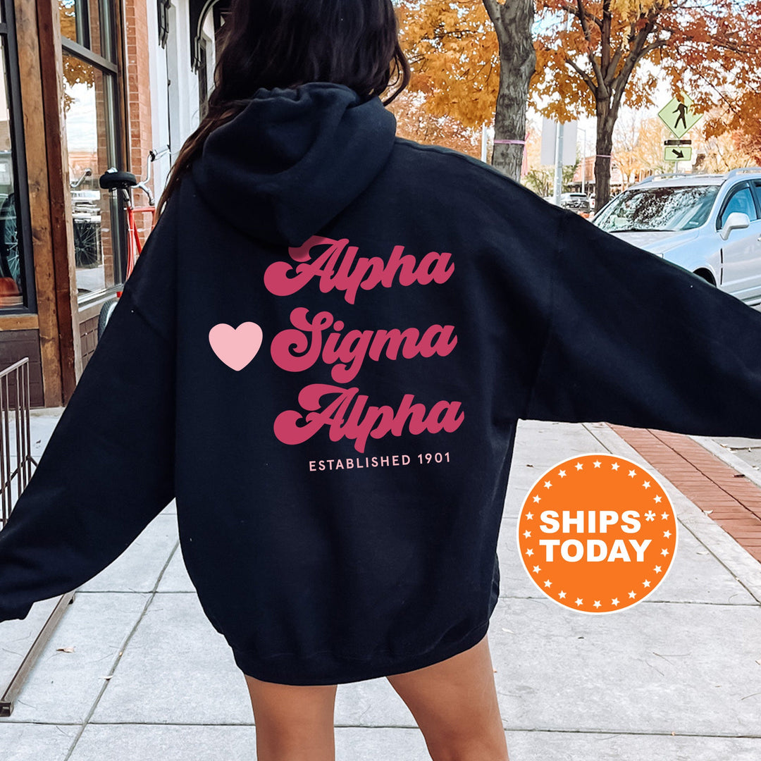 Alpha Sigma Alpha Heart Haven Sorority Sweatshirt | Alpha Sigma Alpha Hoodie | Sorority Apparel | Sorority Gift | Big Little Reveal 13534g