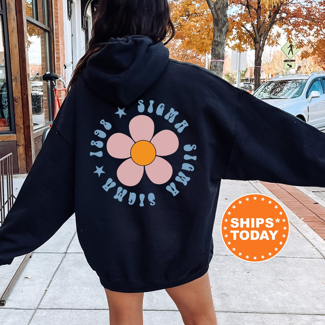 Sigma Sigma Sigma Petal Print Sorority Sweatshirt | Tri Sigma Sorority Hoodie | Greek Apparel | Big Little Gift | Sorority Merch