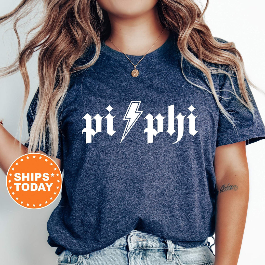 Pi Beta Phi Flash Sorority T-Shirt | Pi Phi Comfort Colors Shirt | Big Little Reveal Shirt | Sorority Gifts | Trendy Sorority Shirt _ 11592g