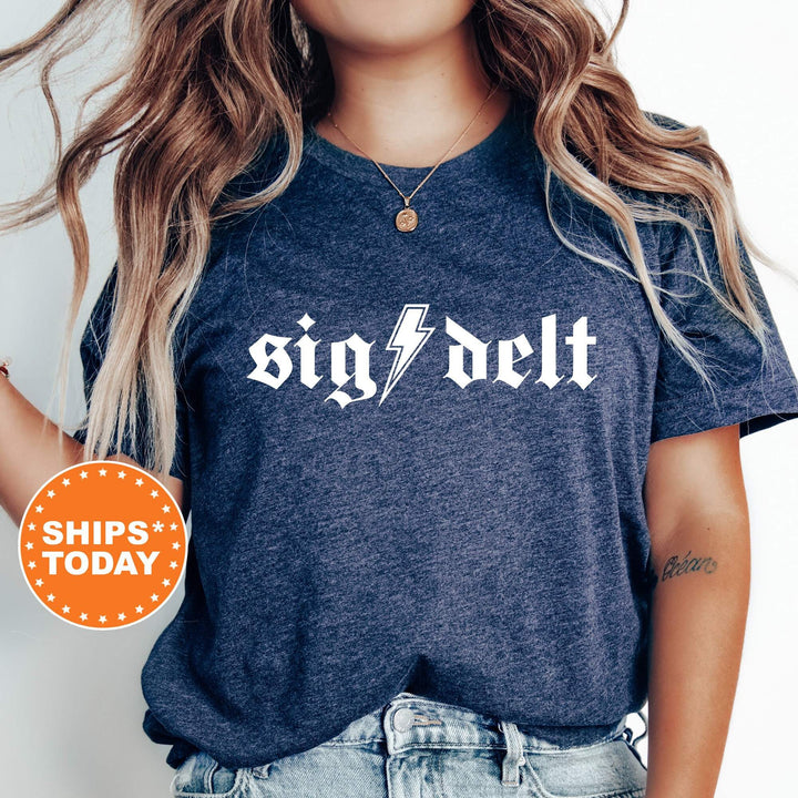 Sigma Delta Tau Flash Sorority T-Shirt | Sig Delt Comfort Colors Shirt | Big Little Reveal Shirt | Sorority Gifts | Trendy Sorority Shirt _ 11593g