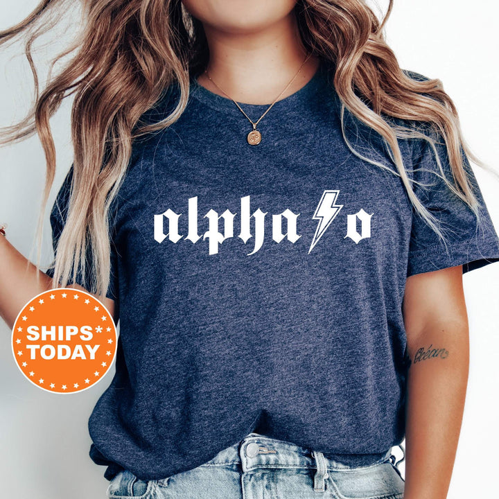 Alpha Omicron Pi Flash Sorority T-Shirt | Alpha O Comfort Colors Shirt | Big Little Reveal Shirt | Sorority Gifts | Trendy Sorority Shirt _ 11576g