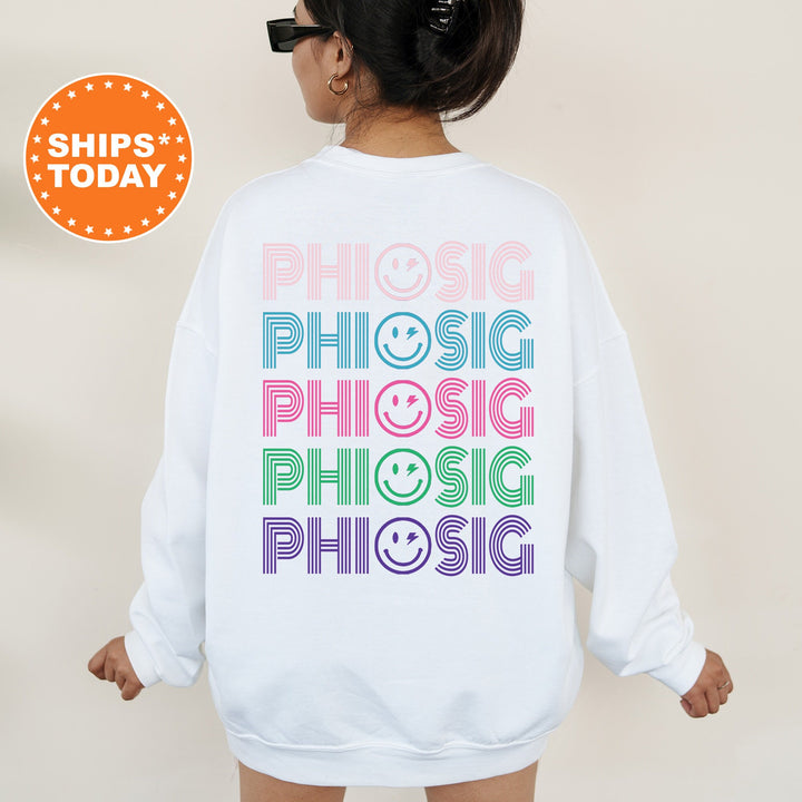 Phi Sigma Sigma Cheery Chic Sorority Sweatshirt | Phi Sig Sweatshirt | Phi Sigma Sigma Gift | Greek Apparel | Big Little Reveal _ 13885g