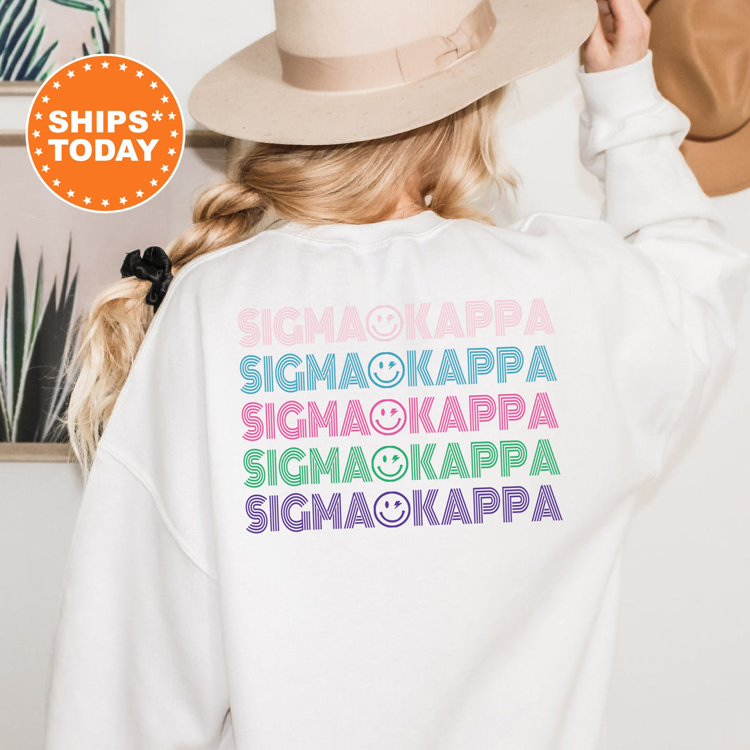 Sigma Kappa Cheery Chic Sorority Sweatshirt | Sigma Kappa Hoodie | Big Little Sorority | Sorority Initiation Gift | Bid Day Basket _ 13888g