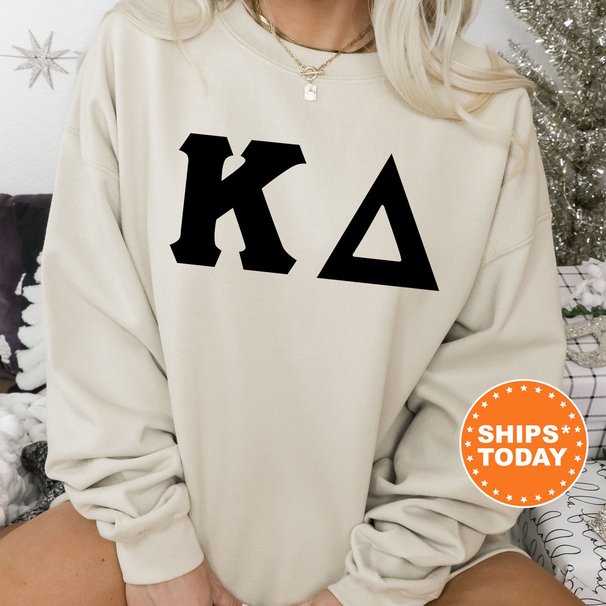 Kappa Delta Super Simple Sorority Sweatshirt | Kay Dee Greek Letters S ...