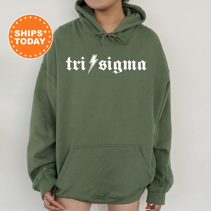 Sigma Sigma Sigma Flash Sorority Sweatshirt | Tri Sigma Sorority Crewneck | Sorority Merch | Sorority Gifts | Big Little Reveal