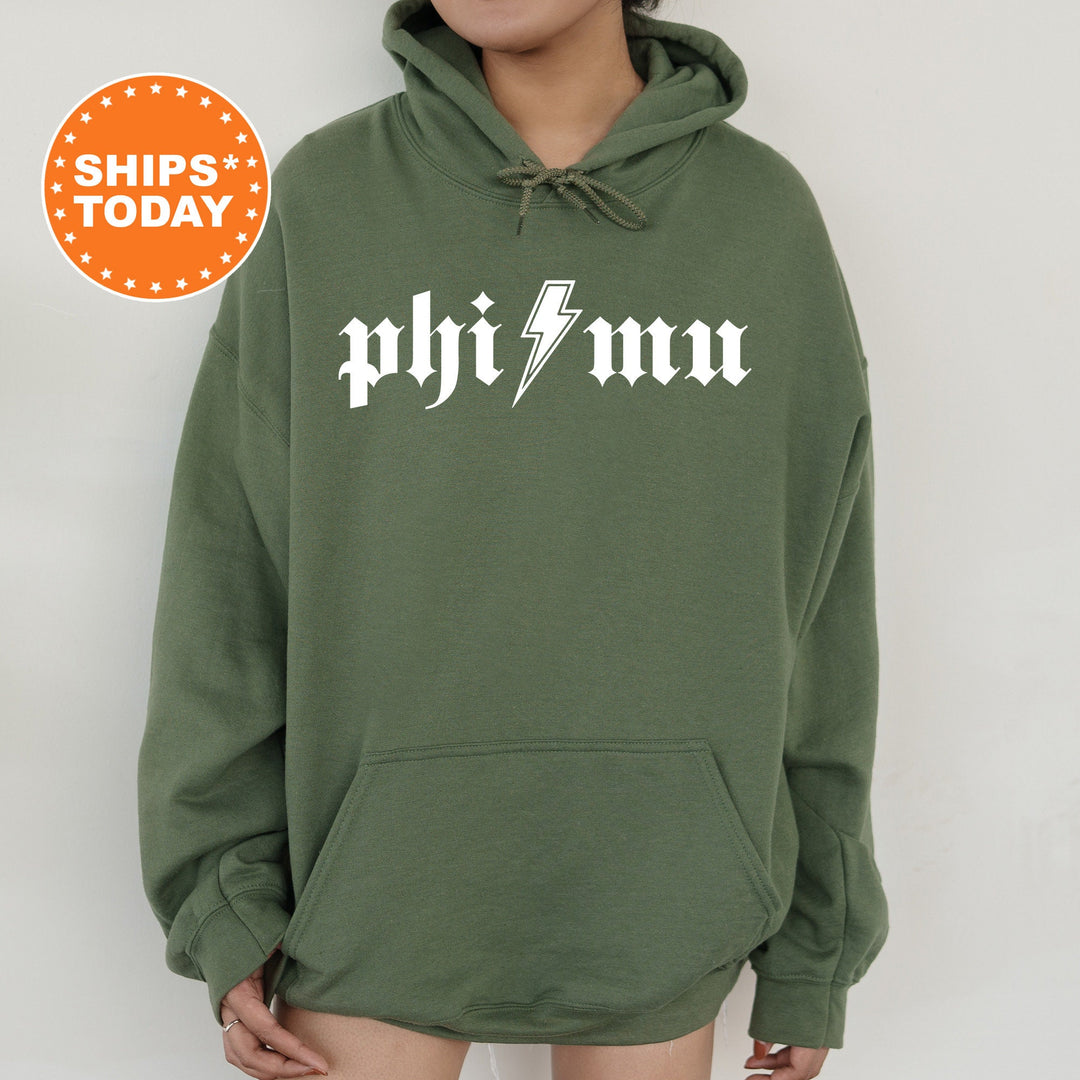 Phi Mu Flash Sorority Sweatshirt | Phi Mu Crewneck Sweatshirt | Sorority Hoodie | Phi Mu Sorority Gifts | Big Little Reveal _ 11590g
