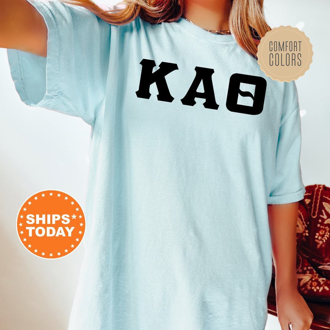 Kappa Alpha Theta Super Simple Sorority T-Shirt | Theta Sorority Letters | Greek Letters | Big Little Gift | Comfort Colors Shirt _ 5652g
