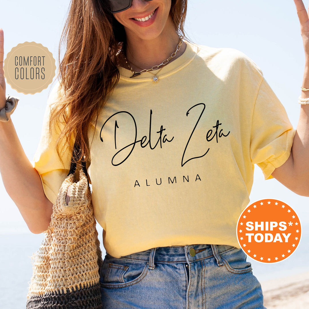 Delta Zeta Proud To Be Sorority T-Shirt | Dee Zee Comfort Colors Shirt | Sorority Alumna Shirt | Sorority Gift | Gift For Alumni _ 5429g