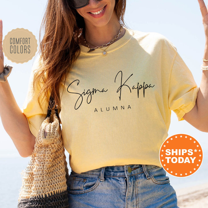 Sigma Kappa Proud To Be Sorority T-Shirt | Sig Kap Comfort Colors Shirt | Sorority Alumna Shirt | Sorority Gift | Gift For Alumni _ 5438g