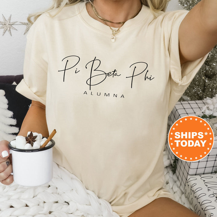 Pi Beta Phi Proud To Be Sorority T-Shirt | Pi Phi Comfort Colors Shirt | Sorority Alumna Shirt | Sorority Gift | Gift For Alumni _ 5436g