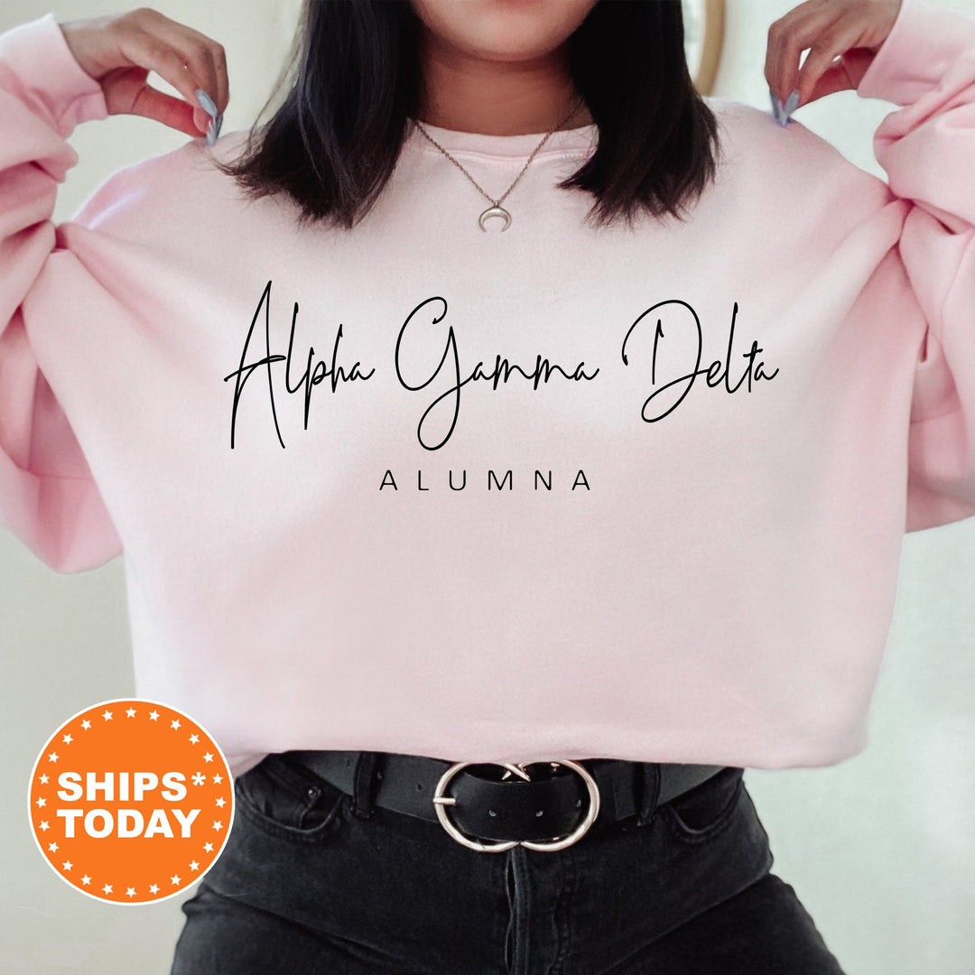 Alpha Gamma Delta Proud To Be Sorority Sweatshirt | Alpha Gam Alumni Crewneck | Sorority Merch | Gift For Sorority Alumni | Greek Apparel