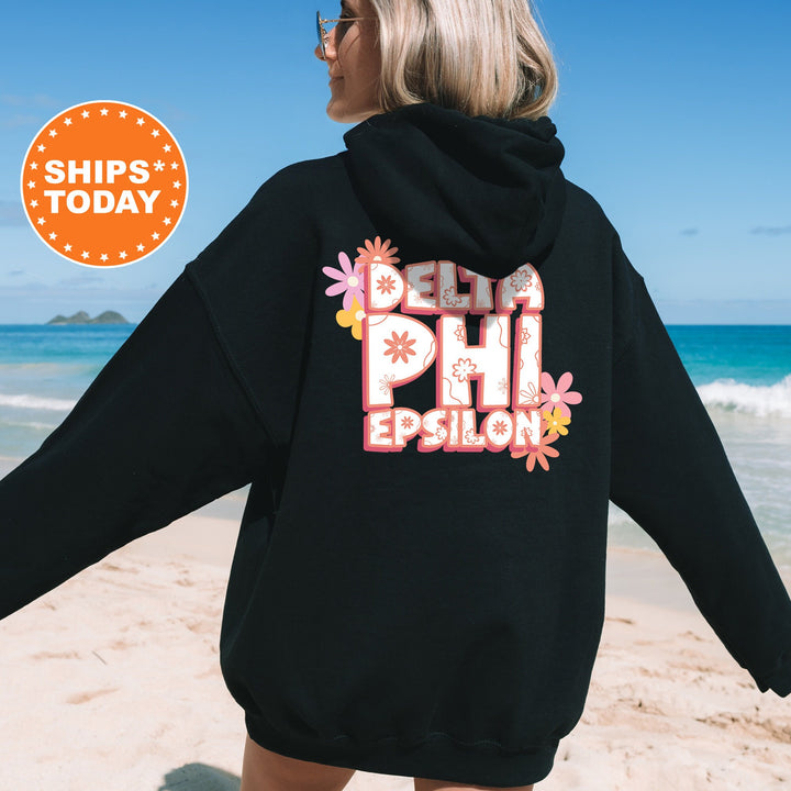 Delta Phi Epsilon Allure Sorority Sweatshirt | DPHIE Floral Sweatshirt | Sorority Merch | Big Little Reveal Gift | Custom Sorority Crewneck
