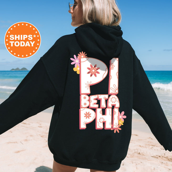 Pi Beta Phi Allure Sorority Sweatshirt | Pi Phi Floral Sweatshirt | Sorority Merch | Big Little Reveal Gift | Custom Sorority Crewneck