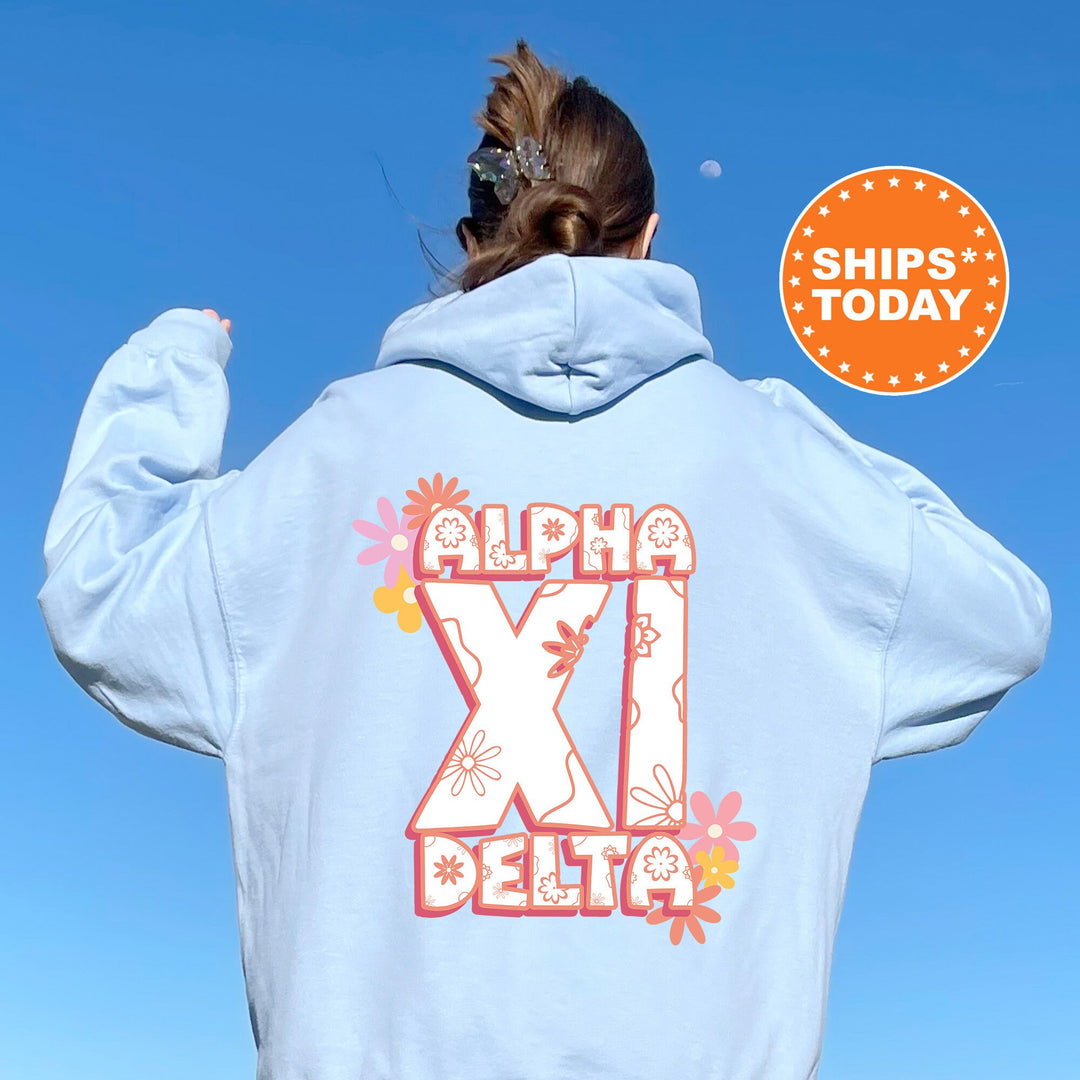 Alpha Xi Delta Allure Sorority Sweatshirt | AXID Floral Sweatshirt | Sorority Merch | Big Little Reveal Gift | Custom Sorority Crewneck