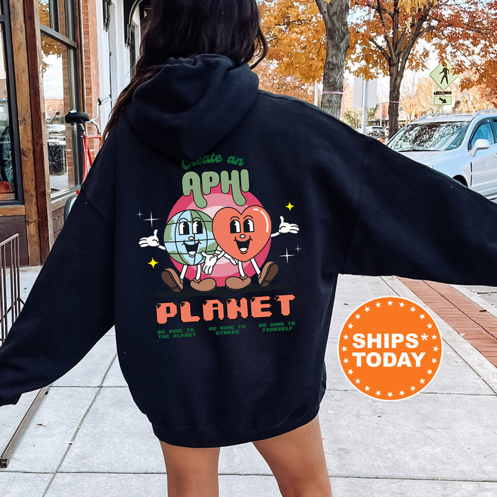Create An APHI Planet | Alpha Phi CosmoGreek Sorority Sweatshirt | Sorority Hoodie | Big Little Reveal Gift | Greek Apparel