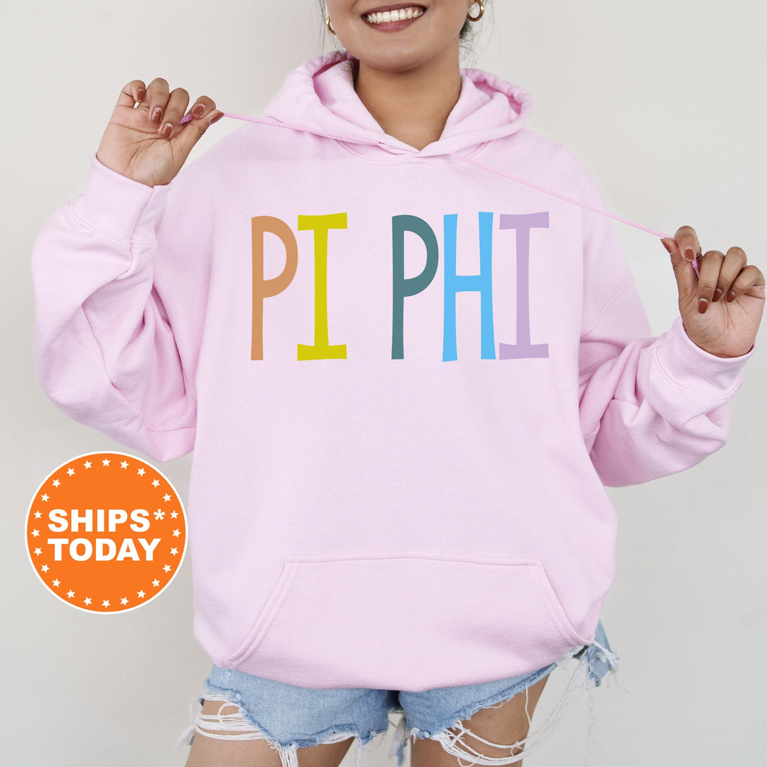 Pi Beta Phi Uniquely Me Sorority Sweatshirt | Pi Phi Hoodie | Sorority Letters | Big Little Gift | Sorority Gift | Pi Phi Initiation _ 5830g