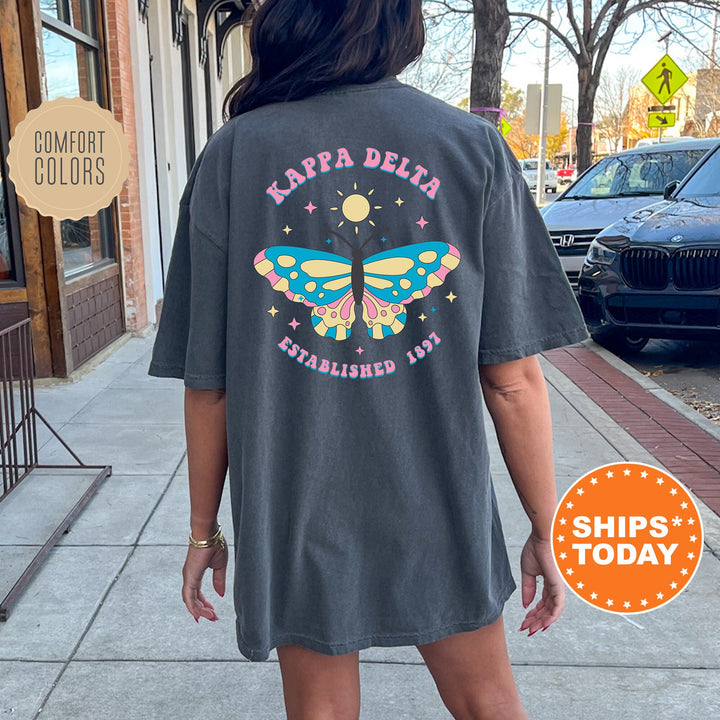 Kappa Delta Twinklewings Sorority T-Shirt | Kappa Delta Butterfly Shirt | Big Little Recruitment Gift | Trendy College Greek Shirt _ 12629g