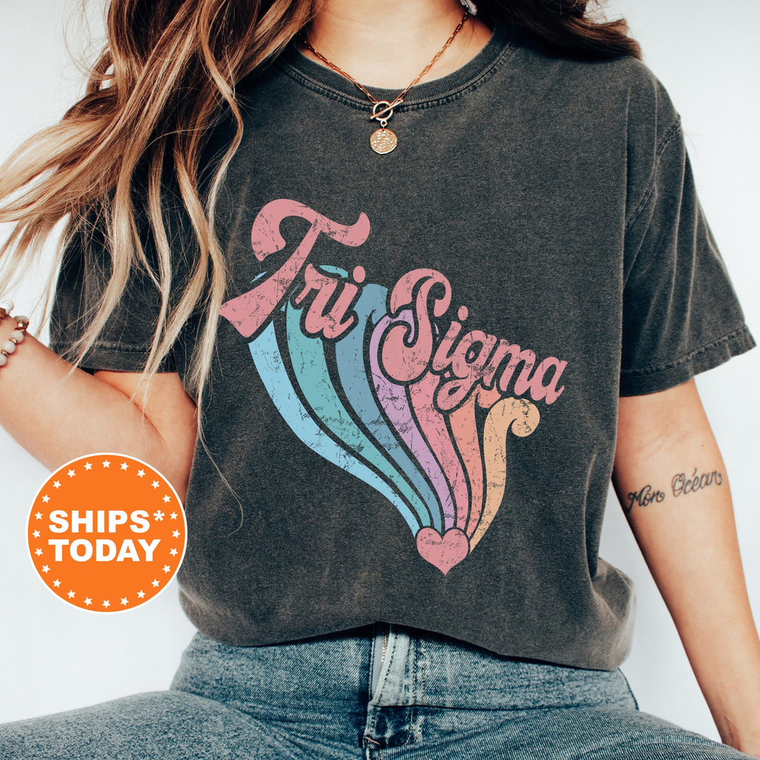 Sigma Sigma Sigma Bright and Unifying Sorority T-Shirt | Tri Sigma Comfort Colors | Big Little Sorority Gift | Custom Sorority Shirt _ 7589g