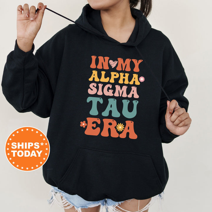 In My Alpha Sigma Tau Era | Alpha Sigma Tau Big Floral Sorority Sweatshirt | Sorority Apparel | Big Little Gift | Greek Sweatshirt _ 15832g