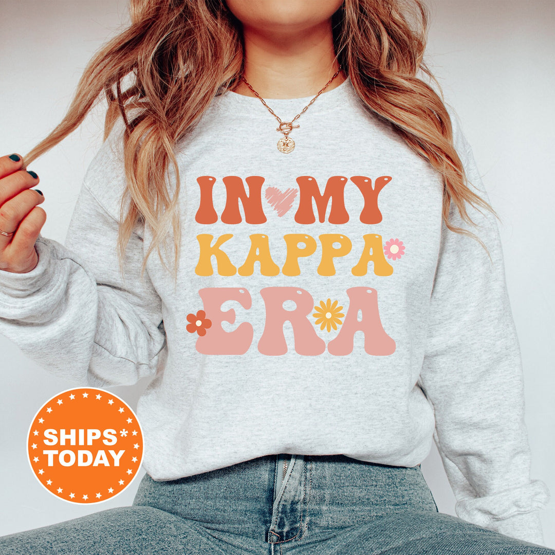 In My KAPPA Era | Kappa Kappa Gamma Big Floral Sorority Sweatshirt | Sorority Apparel | Big Little Reveal | Greek Sweatshirt _ 15842g