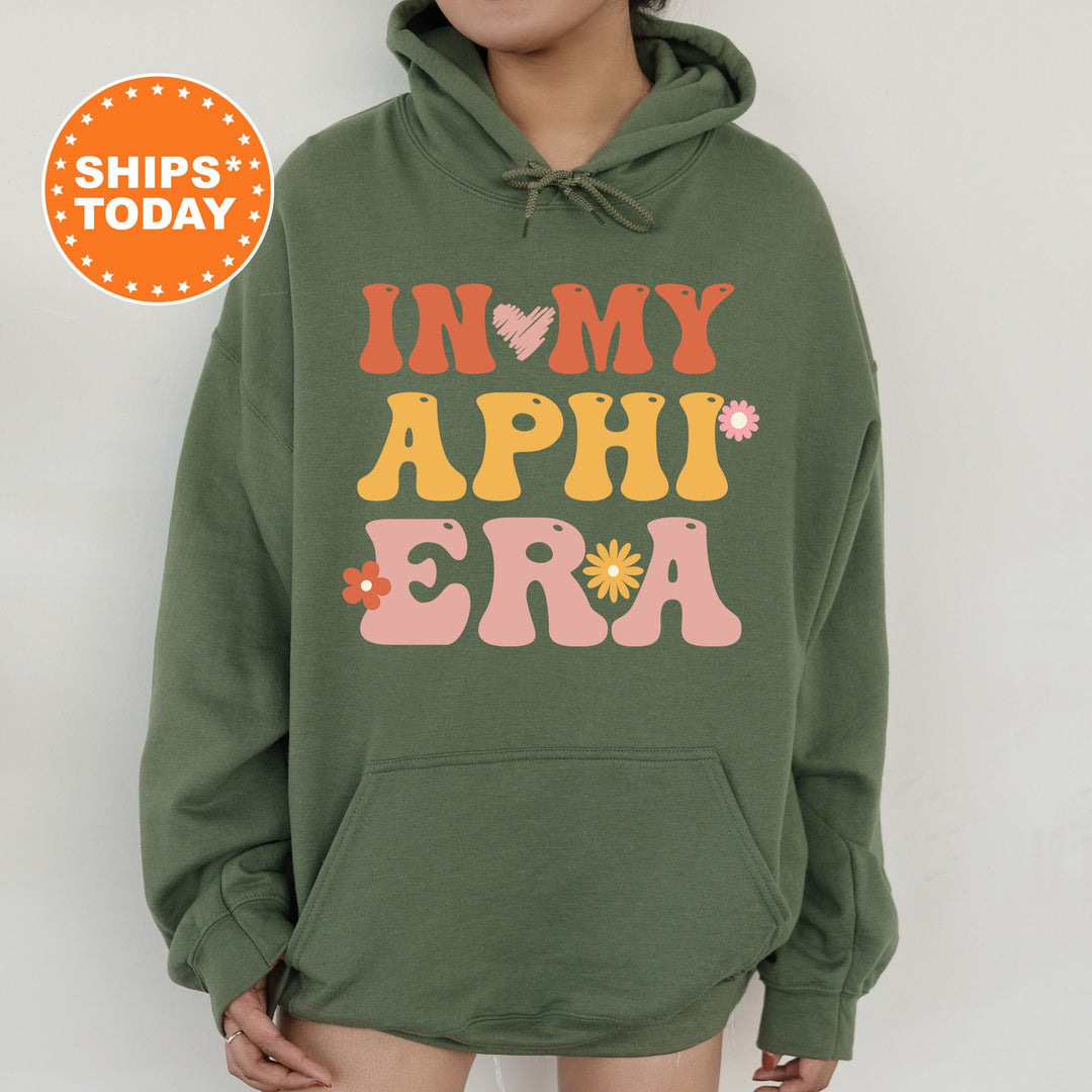 In My APHI Era | Alpha Phi Big Floral Sorority Sweatshirt | Sorority Apparel | Big Little Reveal | Alpha Phi Greek Sweatshirt _ 15830g