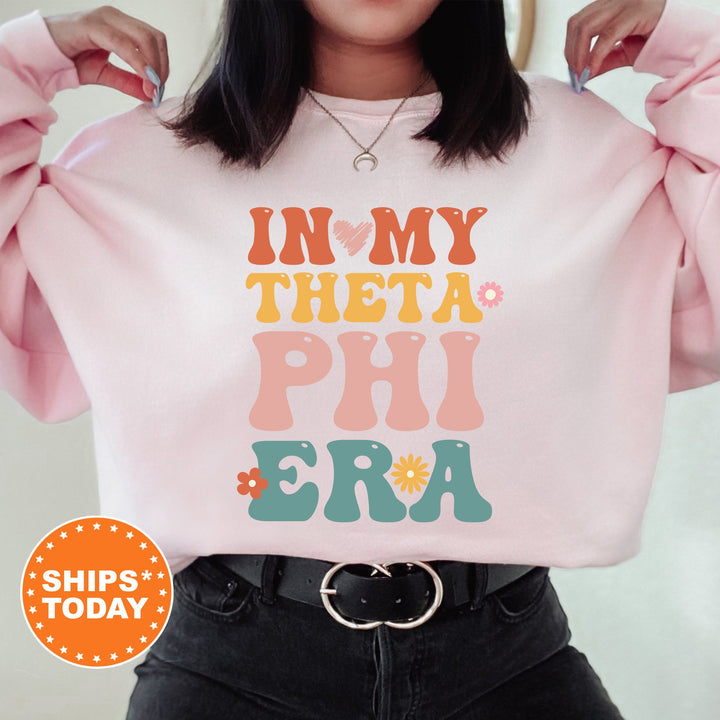 In My Theta Phi Era | Theta Phi Alpha Big Floral Sorority Sweatshirt | Sorority Apparel | Big Little Reveal | Greek Sweatshirt _ 15849g