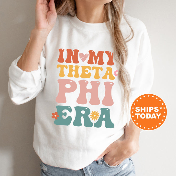 In My Theta Phi Era | Theta Phi Alpha Big Floral Sorority Sweatshirt | Sorority Apparel | Big Little Reveal | Greek Sweatshirt _ 15849g