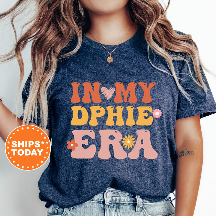 In My DPHIE Era Shirt | Delta Phi Epsilon Big Floral Sorority T-Shirt | Big Little Comfort Colors Shirt | Trendy Sorority Shirt _ 15837g