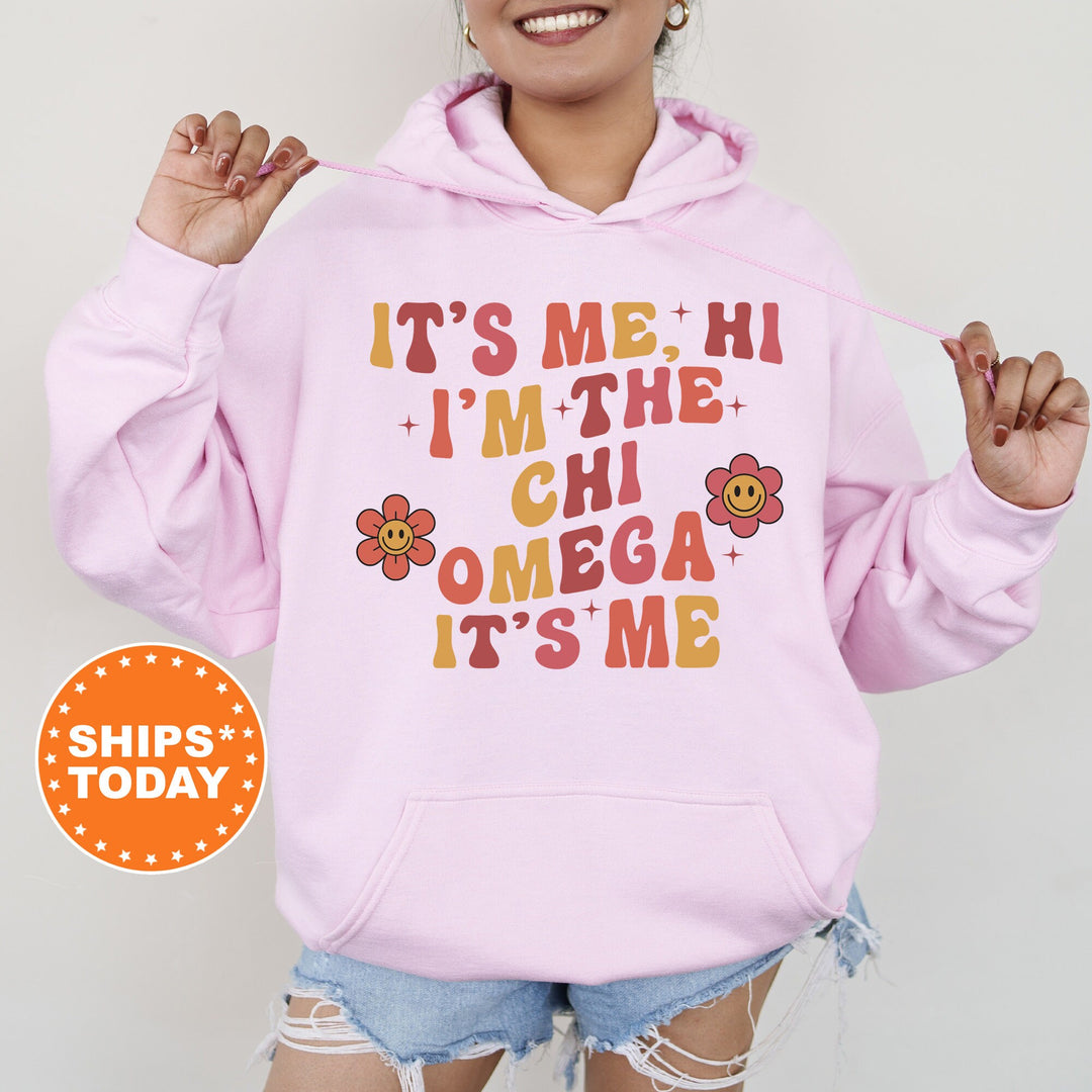 It's Me Hi I'm The Chi Omega It's Me | Chi Omega Azalea Sorority Sweatshirt | Sorority Apparel | Big Little Reveal | Sorority Gifts _ 15860g