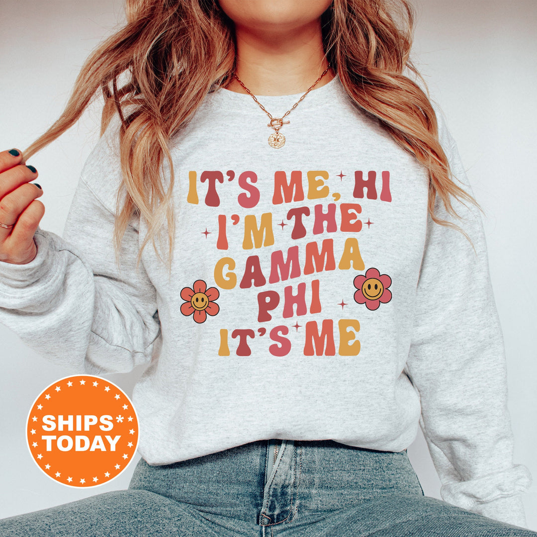 It's Me Hi I'm Gamma Phi The It's Me | Gamma Phi Beta Azalea Sorority Sweatshirt | Sorority Apparel | Big Little Sorority Reveal _ 15865g