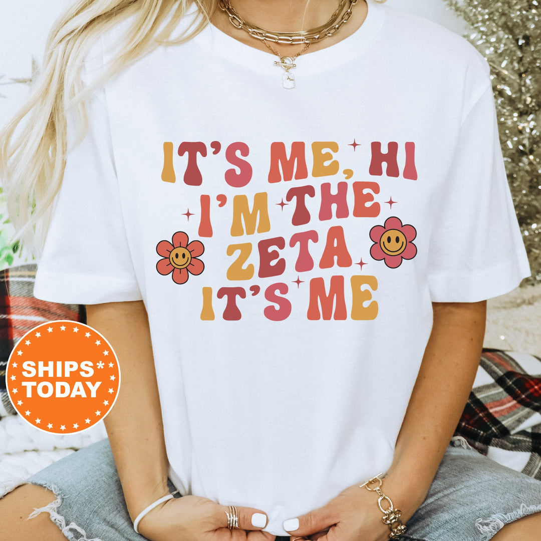 It's Me Hi I'm The Zeta It's Me | Zeta Tau Alpha Azalea Sorority T-Shirt | Comfort Colors Shirt | College Apparel | Greek Life Tees _ 15876g