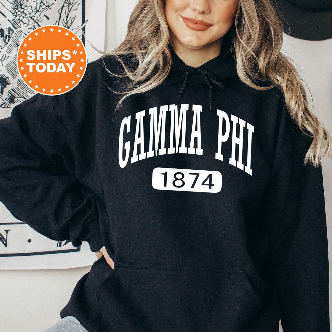 Gamma Phi Beta Athletic Sorority Sweatshirt | Gamma Phi Sweatshirt | GPHI Sorority Hoodie | Big Little Reveal Gift | Sorority Merch