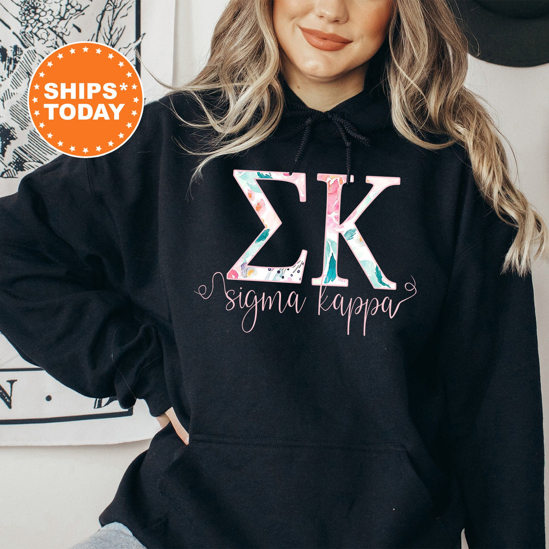 Sigma Kappa Simply Paisley Sorority Sweatshirt | Sigma Kappa Sweatshirt | Greek Letters | Sigma Kappa Hoodie | Big Little Reveal