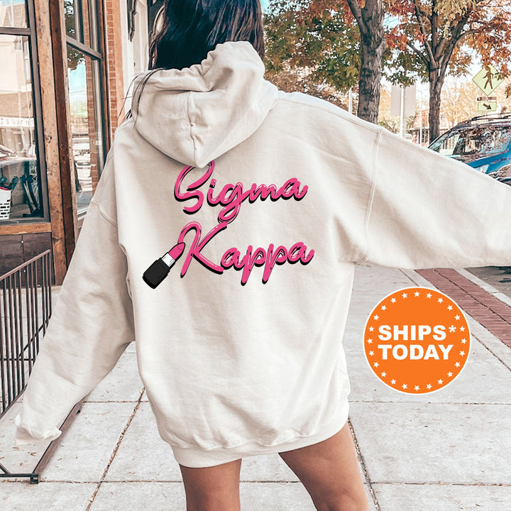 Sigma Kappa Glamour Sorority Sweatshirt | Sigma Kappa Sorority Apparel | Big Little Sorority Reveal | College Greek Sweatshirt _ 13051g
