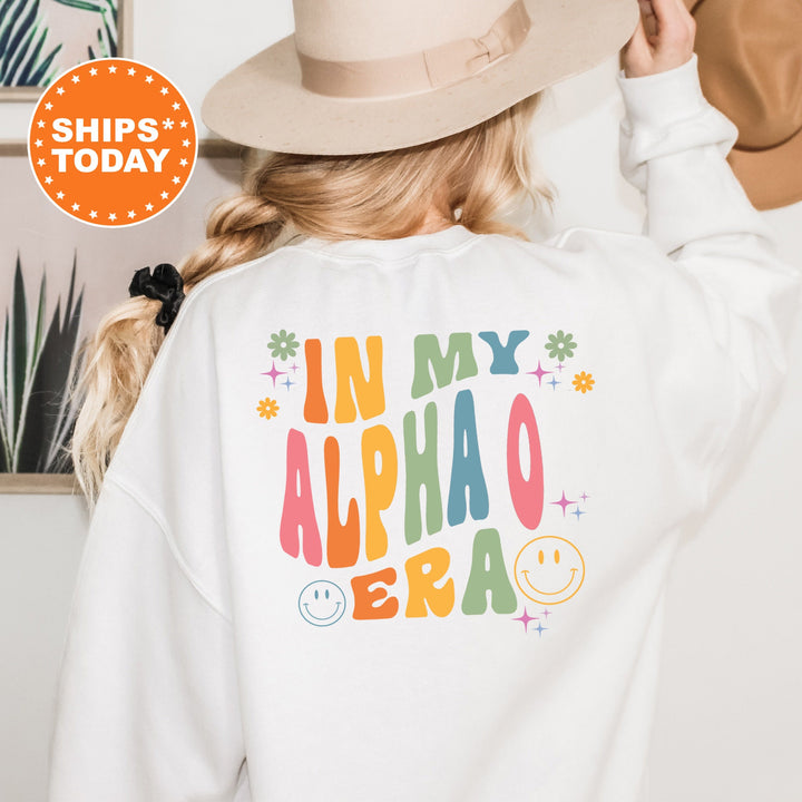 In My Alpha O Era | Alpha Omicron Pi Rockin' Sorority Sweatshirt | AOII Sorority Merch | Big Little Reveal Gift | Greek Apparel