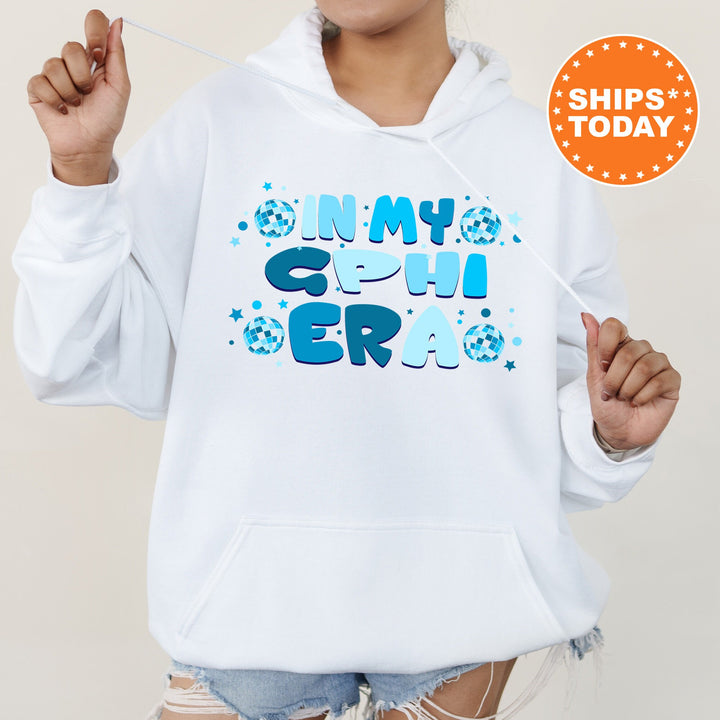 In My GPHI Era | Gamma Phi Beta Blue Disco Sorority Sweatshirt | Gamma Phi Greek Sweatshirt | Big Little Gift | Sorority Merch _ 15813g