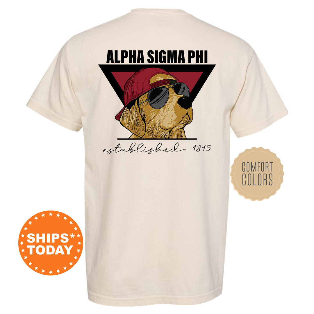 Alpha Sigma Phi Paw Prints Fraternity T-Shirt