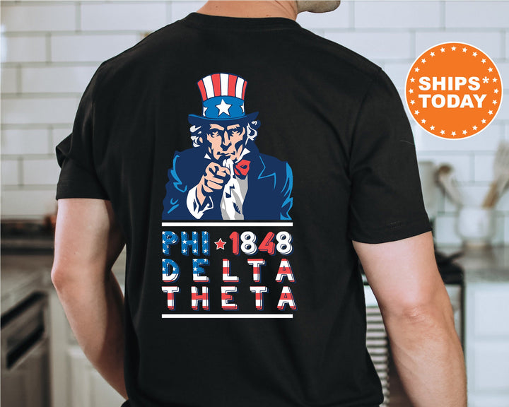 Phi Delta Theta Liberty Fraternity T-Shirt | Phi Delt Patriotic Shirt | Fraternity Shirt | Bid Day Gift | Comfort Colors Shirt _  10942g