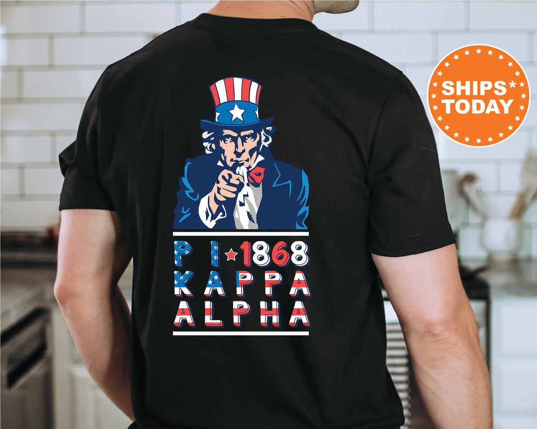 Pi Kappa Alpha Liberty Fraternity T-Shirt | PIKE Patriotic Shirt | Fraternity Shirt | Bid Day Gift | Comfort Colors Shirt _  10947g