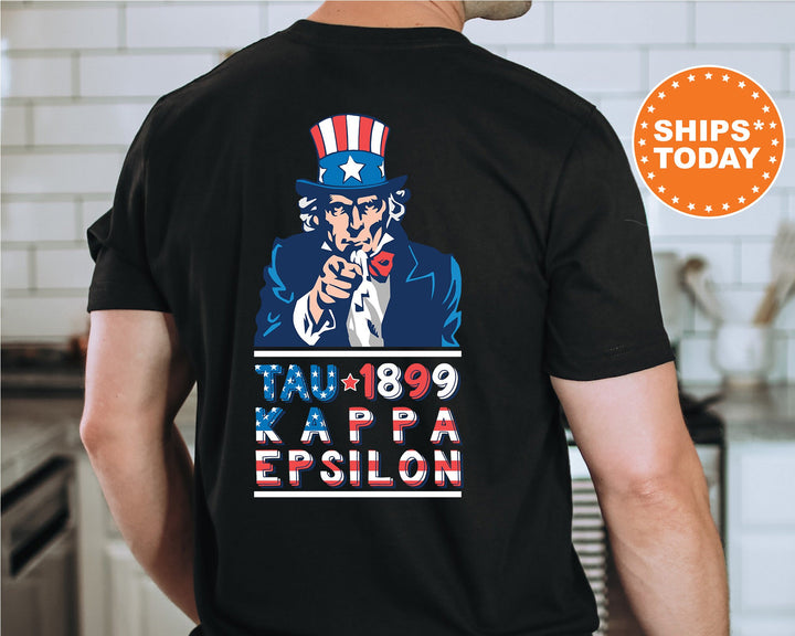 Tau Kappa Epsilon Liberty Fraternity T-Shirt | TKE Patriotic Shirt | TEKE Fraternity Shirt | Bid Day Gift | Comfort Colors Shirt _  10956g
