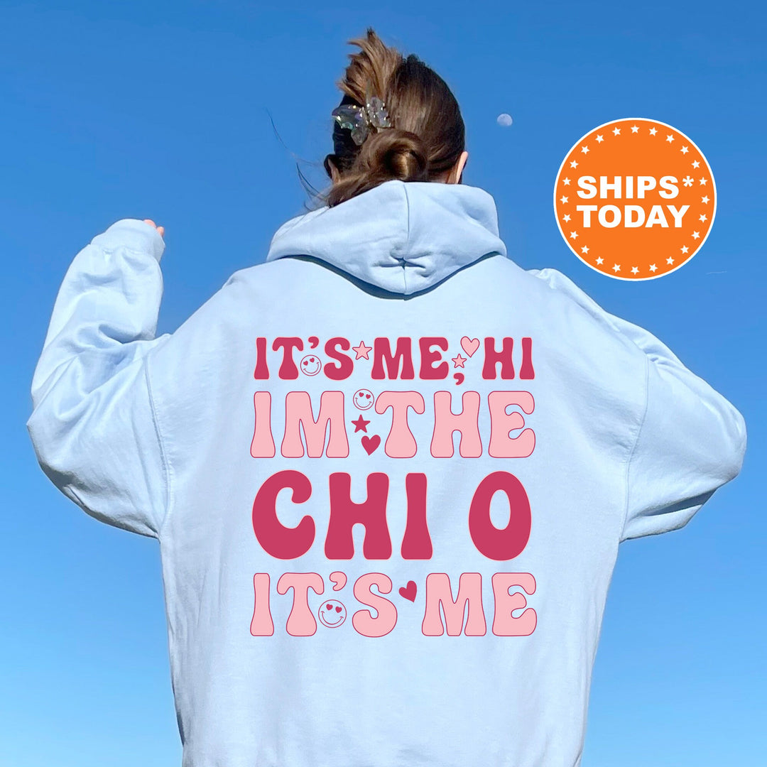 It's Me Hi I'm The Chi O It's Me | Chi Omega Dazzle Sorority Sweatshirt | Greek Apparel | Custom Sorority Hoodie | Big Little Gift _ 15756g