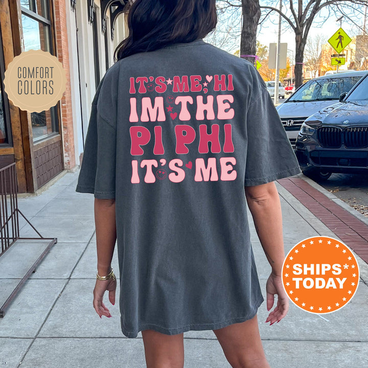 It's Me Hi I'm The Pi Phi It's Me | Pi Beta Phi Dazzle Sorority T-Shirt | Comfort Colors Shirt | Trendy Sorority Shirt | Big Little _ 15767g