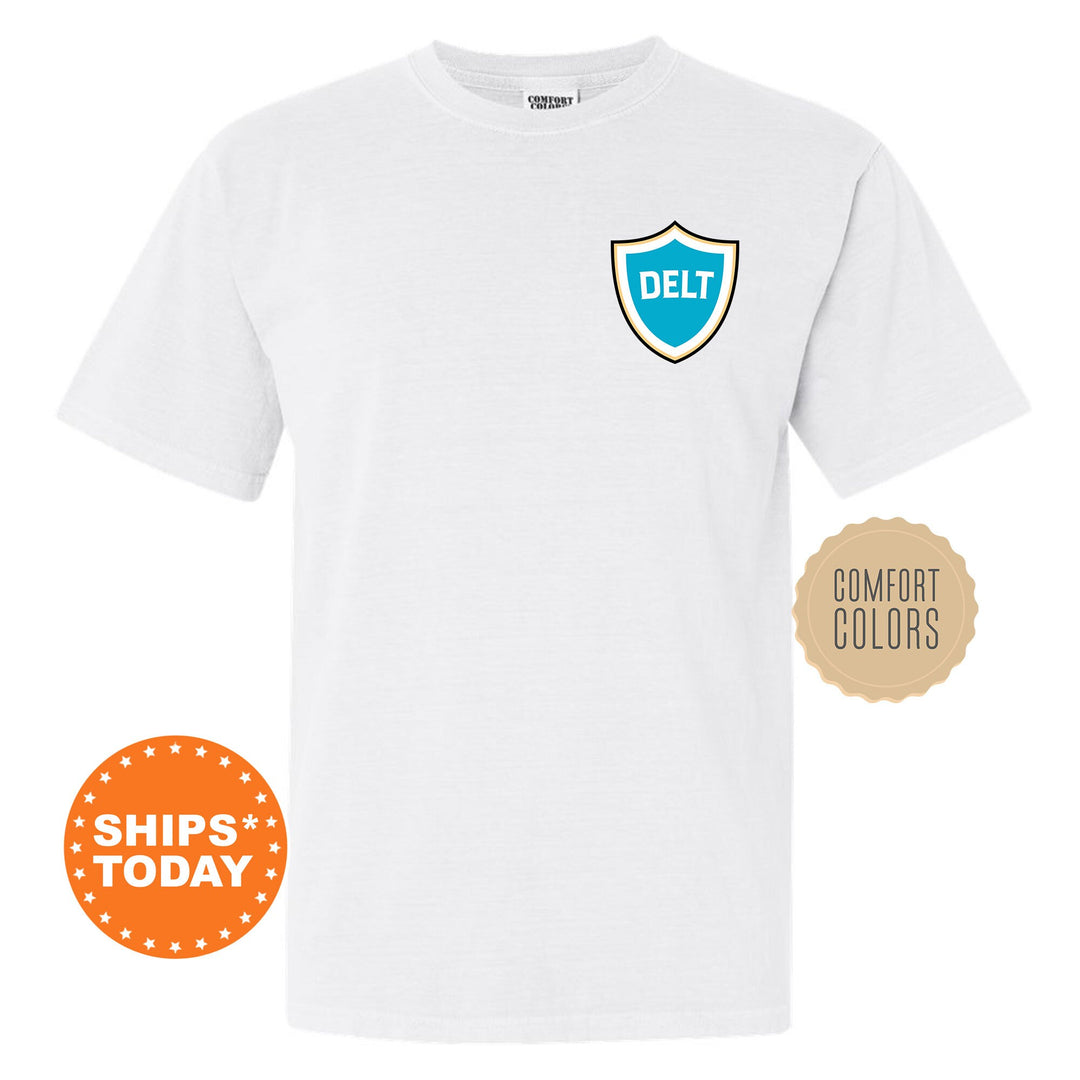 Delta Tau Delta Greek Eagles Fraternity T-Shirt | Delt Fraternity Shirt | Bid Day Gift | College Apparel | Comfort Colors Tees _ 12020g